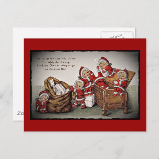 Nimble Nicks in a Speelgoed Chest Briefkaart (Voorkant / Achterkant)