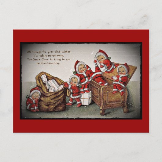 Nimble Nicks in a Speelgoed Chest Briefkaart (Voorkant)