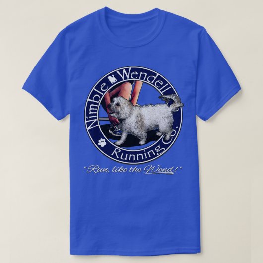 Nimble Wendell Running Co Painterlyzalm T-shirt (Design voorkant)