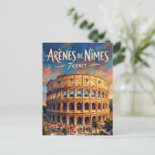 Nîmes Arena Frankrijk Briefkaart (Staand voorkant)