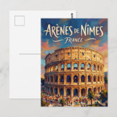 Nîmes Arena Frankrijk Briefkaart (Voorkant / Achterkant)