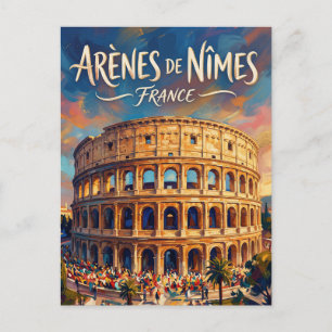 Nîmes Arena Frankrijk Briefkaart