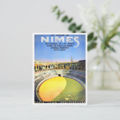 Nimes France vintage Briefkaart (Staand voorkant)