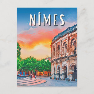 Nîmes Photo Vintage Briefkaart