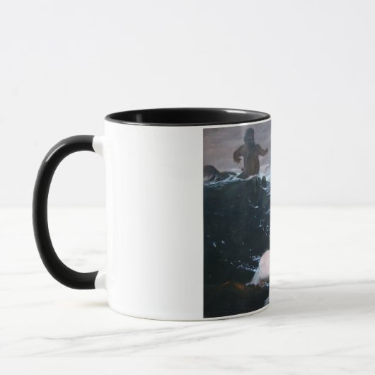 Nimfen en Satyrs Spelen in de Golven Mok (Links)