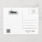 NIMITZ CLASS SUPERCARRIER BRIEFKAART (Achterkant)