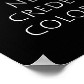 Nimium ne crede colori poster (Hoek)