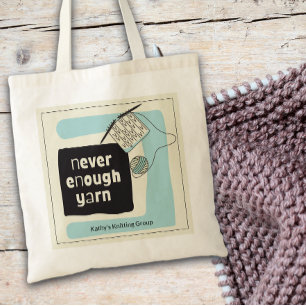 Nimmer Genoeg Garen BreiLiefhebbers Groep Tote Bag