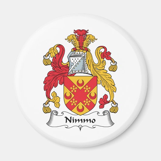 Nimmo Family Crest Magneet (Voorkant)