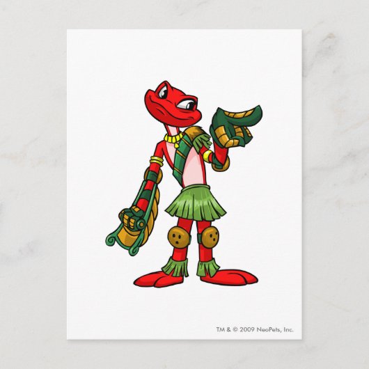 Nimmo Mystery Island Player Briefkaart (Voorkant)