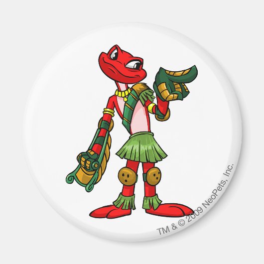 Nimmo Mystery Island Player Magneet (Voorkant)