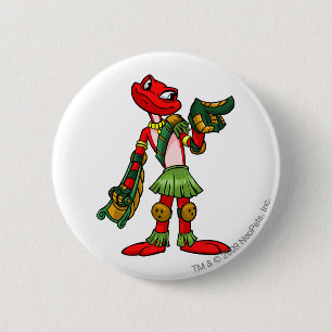 Nimmo Mystery Island Player Ronde Button 5,7 Cm