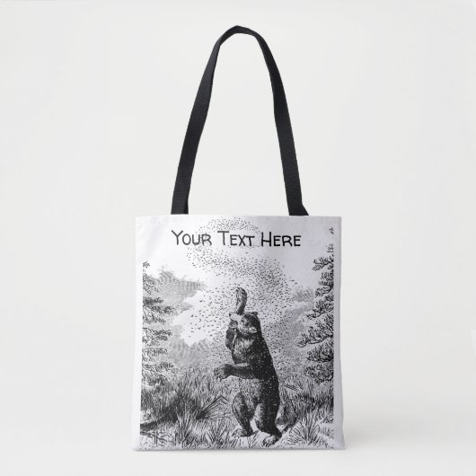Nimrod - Beer en bijen Tote Bag (Voorkant)