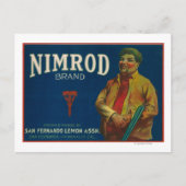 Nimrod Lemon LabelSan Fernando, CA Briefkaart (Voorkant)