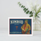 Nimrod Lemon LabelSan Fernando, CA Briefkaart (Staand voorkant)