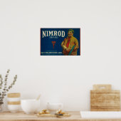 Nimrod Lemon LabelSan Fernando, CA Poster (Keuken)