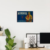 Nimrod Lemon LabelSan Fernando, CA Poster (Thuiskantoor)