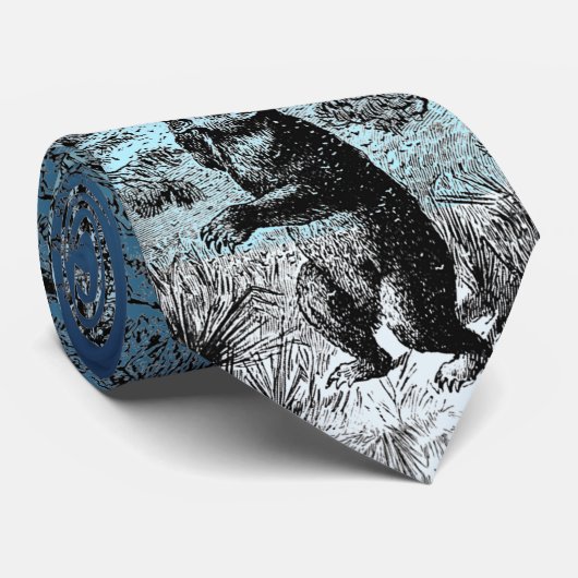 Nimrod - Stropdas Beer en bijen (Opgerold)