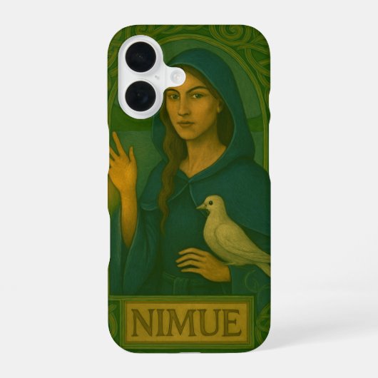 Nimue iPhone 16 Hoesje (Achterkant)