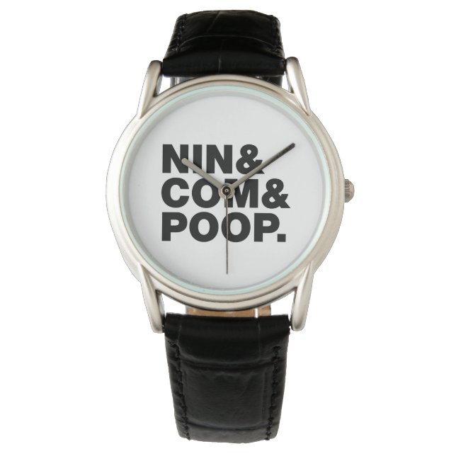 NIN & COM & POOP. HORLOGE (Voorkant)