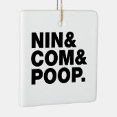 NIN & COM & POOP. KERAMISCH ORNAMENT (Rechts)