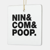 NIN & COM & POOP. KERAMISCH ORNAMENT (Links)