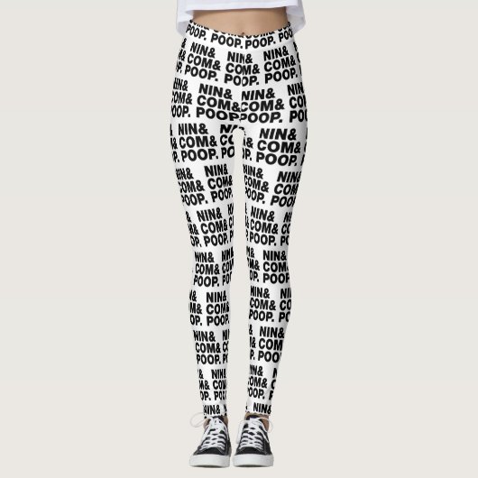 NIN & COM & POOP. LEGGINGS (Voorkant)