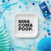 NIN & COM & POOP. PAPIEREN BORDJE (Feest)