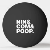 NIN & COM & POOP. PINGPONG BALL (Voorkant)
