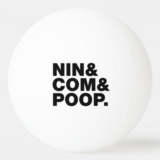 NIN & COM & POOP. PINGPONGBAL (Achterkant)