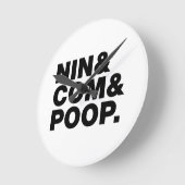 NIN & COM & POOP. RONDE KLOK (Hoek)