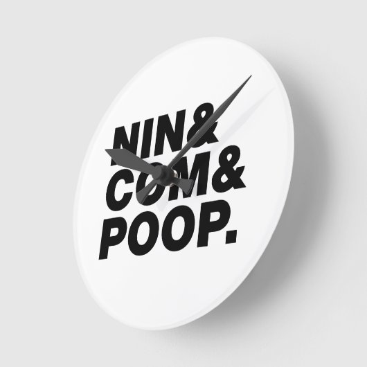NIN & COM & POOP. RONDE KLOK (Hoek)