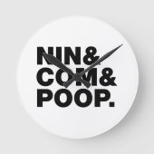 NIN & COM & POOP. RONDE KLOK (Voorkant)