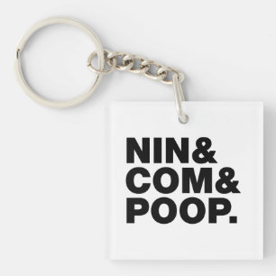NIN & COM & POOP. SLEUTELHANGER