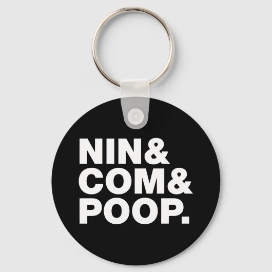 NIN & COM & POOP. SLEUTELHANGER (Voorkant)