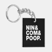 NIN & COM & POOP. SLEUTELHANGER (Voorkant Links)