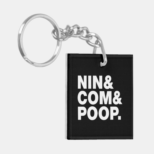 NIN & COM & POOP. SLEUTELHANGER (Voorkant Links)