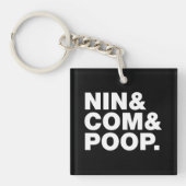 NIN & COM & POOP. SLEUTELHANGER (Voorkant)