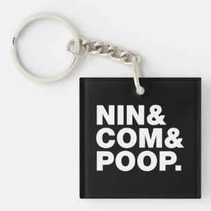 NIN & COM & POOP. SLEUTELHANGER
