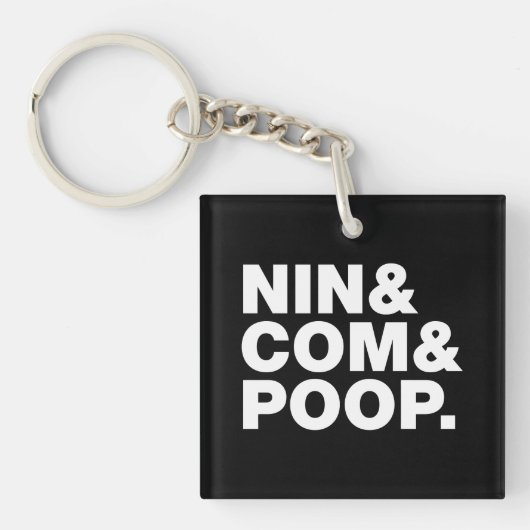 NIN & COM & POOP. SLEUTELHANGER (Voorkant)