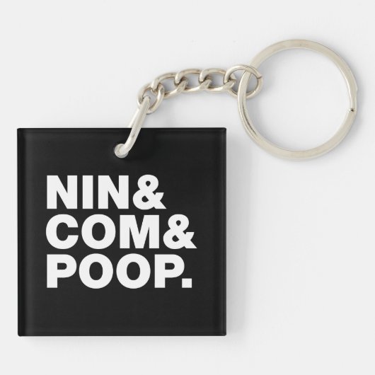 NIN & COM & POOP. SLEUTELHANGER (Achterkant)