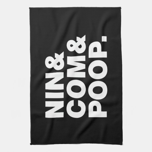 NIN & COM & POOP. THEEDOEK (Verticaal)