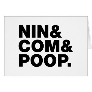 NIN & COM & POOP. WENSKAART