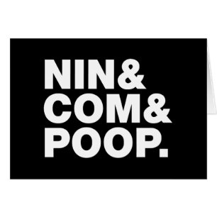 NIN & COM & POOP. WENSKAART