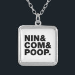 NIN & COM & POOP. ZILVER VERGULDEN KETTING<br><div class="desc">NINCOMPOOP! Wereldbol Trotters is gespecialiseerd in idiosyncratische beelden van rond het wereldbol. Hier vindt u unieke Wenskaarten,  Briefkaarten,  Posters,  Muismatten en meer.</div>