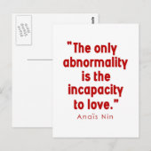 Nin on Abnormality Briefkaart (Voorkant / Achterkant)