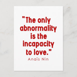 Nin on Abnormality Briefkaart