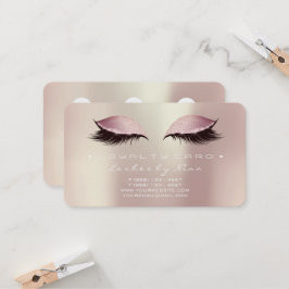 Nina 2 Loyalty Kaart 6 Beauty Lashes Roos Pink Gol