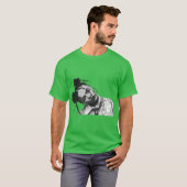 Nina Chuba Vector Art Serene and Edgy Monochrome C T-shirt (Voorkant volledig)