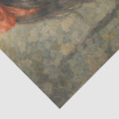 niña con manzana y conejo tissuepapier (Detail)